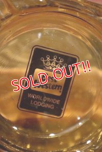 dp-220201-52 Best Western / Vintage Glass Ashtray