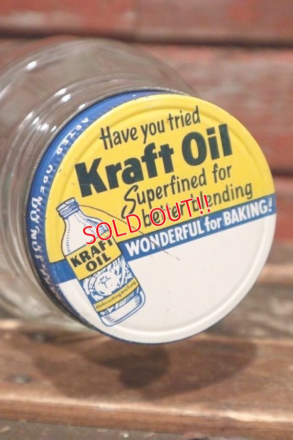 画像4: dp-220201-62 KRAFT OIL / Vintage Glass Bottle