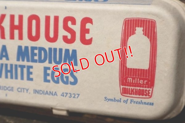画像3: dp-220201-83 miller MILK HOUSE / Vintage Egg Case (※10個セット)