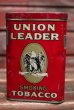 画像1: dp-220201-17 UNION LEADER SMOKING TOBACCO / Vintage Tin Can (1)