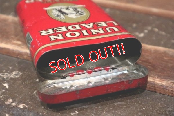 画像7: dp-220201-17 UNION LEADER SMOKING TOBACCO / Vintage Tin Can