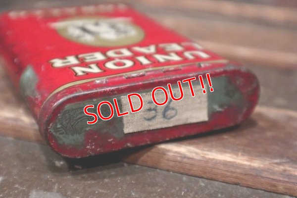 画像5: dp-220201-17 UNION LEADER SMOKING TOBACCO / Vintage Tin Can