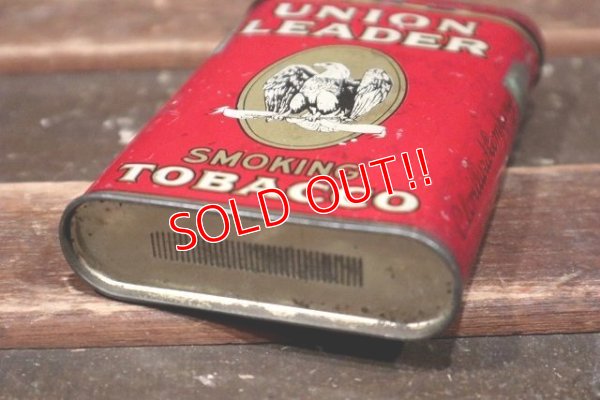 画像6: dp-220201-17 UNION LEADER SMOKING TOBACCO / Vintage Tin Can