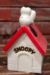画像3: ct-220201-18 Snoopy / Determined 1970's Coin Bank "Snoopy House"