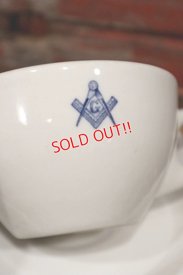 画像2: dp-220201-40 Freemasonry / Vintage Cup & Saucer