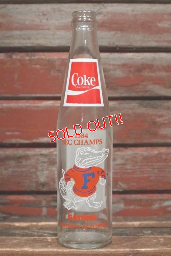 画像1: dp-220201-75 University of Florida / "GATORS" 1984 SEC CHAMPION Coca Cola Bottle