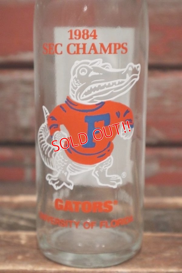 画像2: dp-220201-75 University of Florida / "GATORS" 1984 SEC CHAMPION Coca Cola Bottle