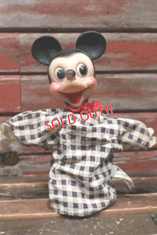 画像1: ct-211210-29 Mickey Mouse / Gund 1950's Hand Puppet