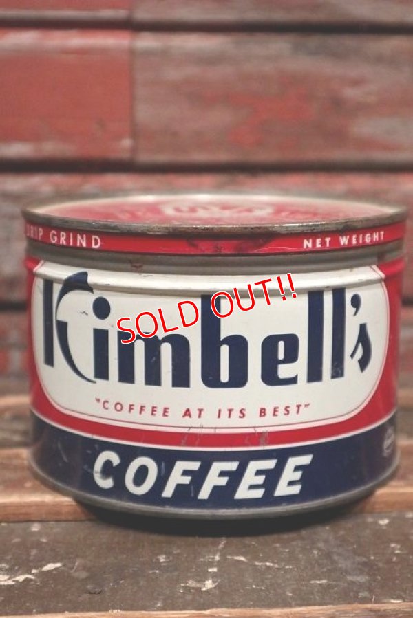 画像2: dp-211210-36 Kimbell's COFFEE / Vintage Tin Can