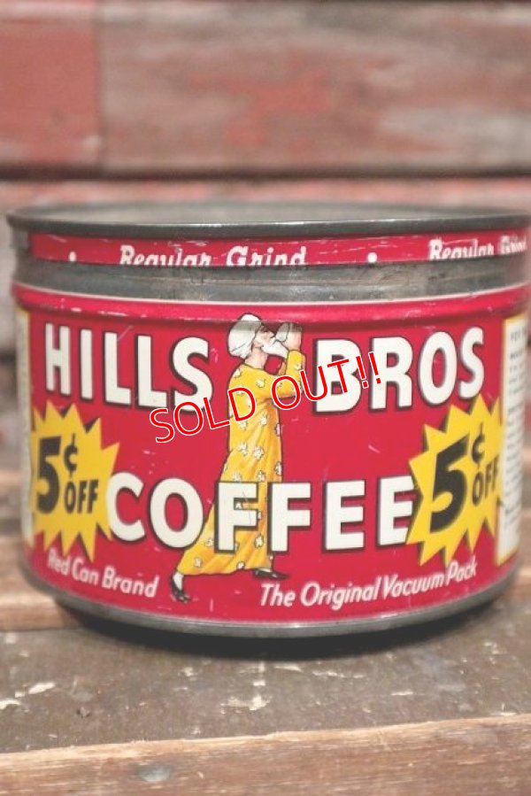 画像2: dp-220201-78 HILLS BROS COFFEE / Vintage Tin Can