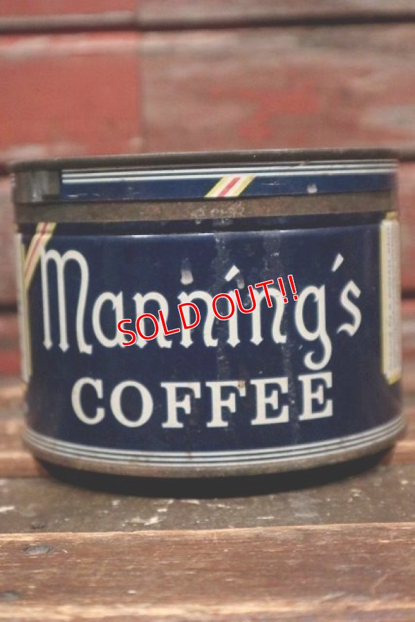 画像2: dp-211210-47 Manning's COFFEE / Vintage Tin Can
