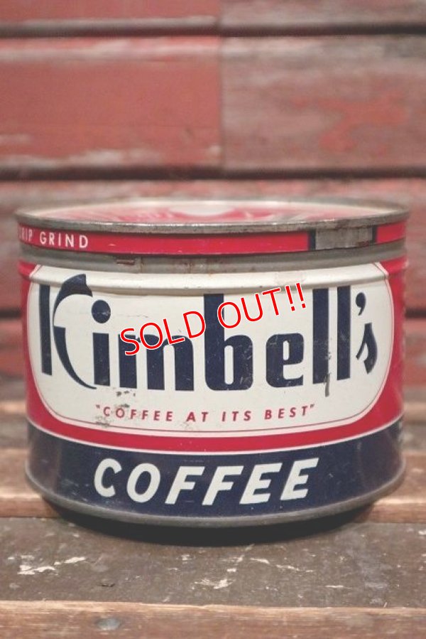 画像1: dp-211210-36 Kimbell's COFFEE / Vintage Tin Can