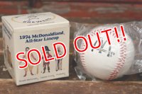 ct-220201-13 McDonald's × MILWAUKEE BREWERS / 1974 McDonaldland All-Star Lineup Baseball