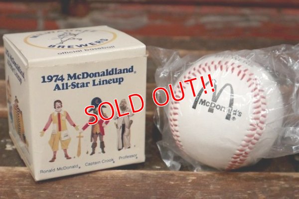 画像1: ct-220201-13 McDonald's × MILWAUKEE BREWERS / 1974 McDonaldland All-Star Lineup Baseball