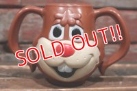 ct-220201-20 Nestlé / Quik Bunny 1980's Plastic Face Mug