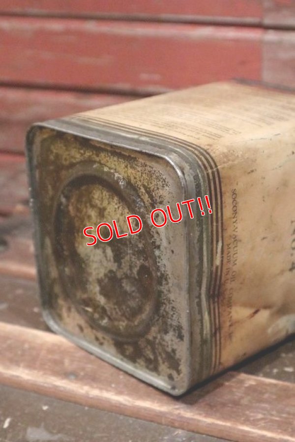 画像11: dp-220301-82 Mobil GARGOYLE / Mobilgrease 1930's 5 Pounds Can