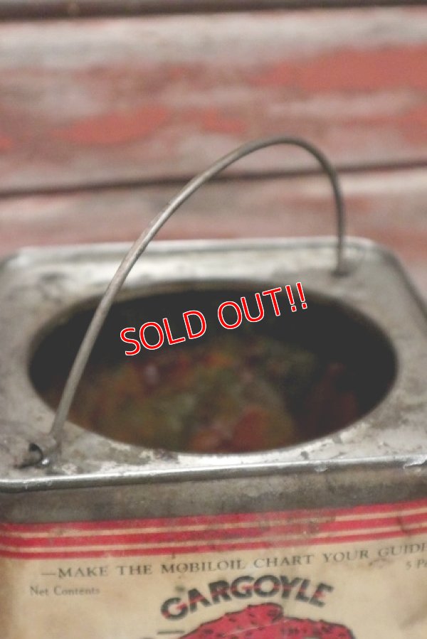 画像8: dp-220301-82 Mobil GARGOYLE / Mobilgrease 1930's 5 Pounds Can