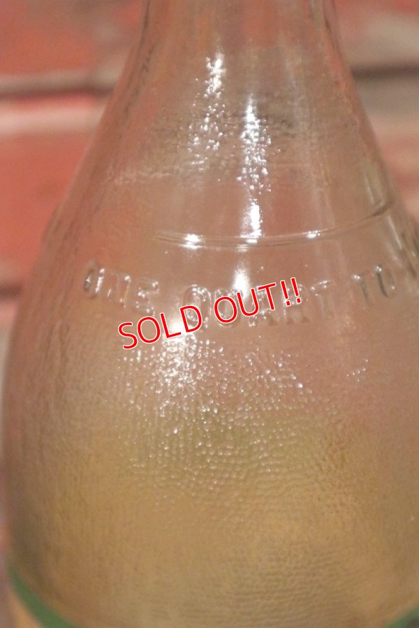 画像6: dp-220301-50 QUAKER STATE MOTOR OIL / 1940's Glass Bottle