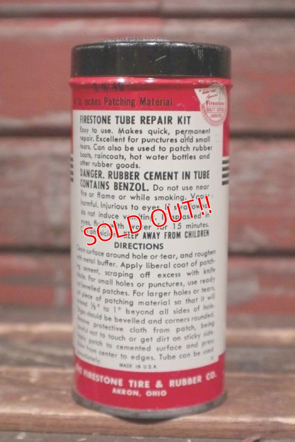 画像3: dp-220201-63 Firestone / Vintage Tube Repair Kit Can