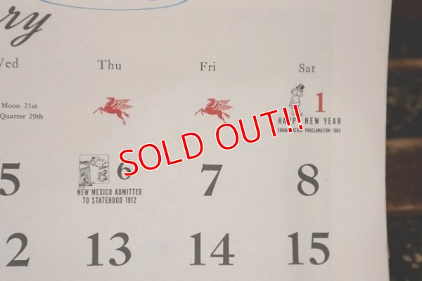 画像6: dp-220301-23 Mobil / 1966 Calendar