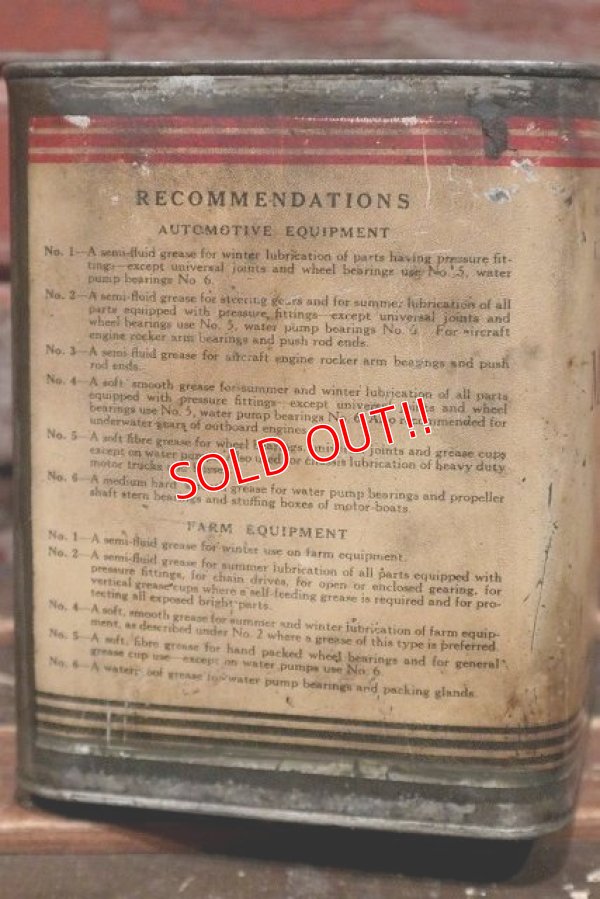 画像5: dp-220301-82 Mobil GARGOYLE / Mobilgrease 1930's 5 Pounds Can