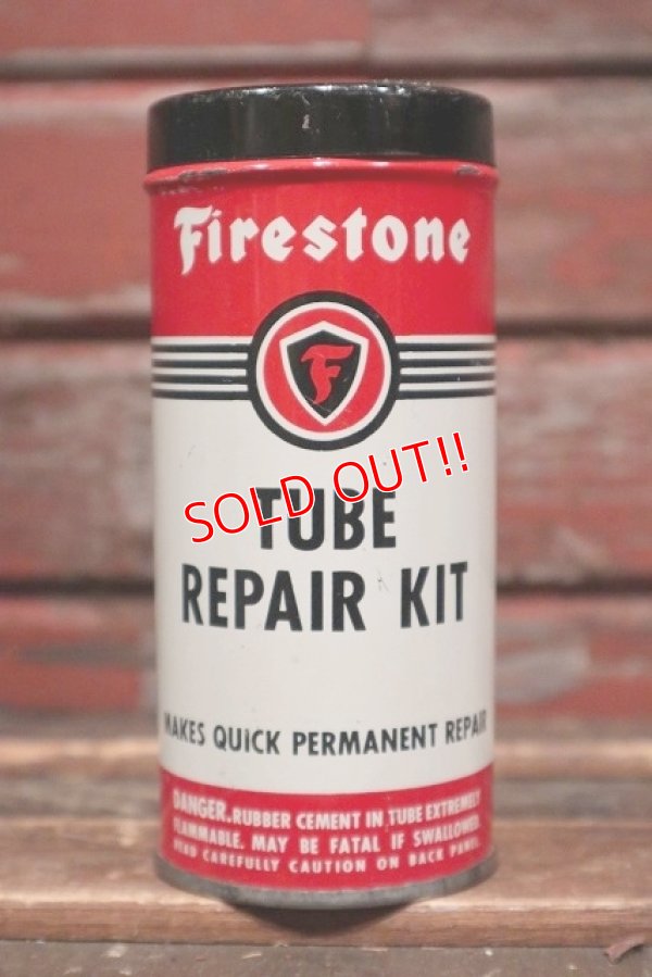 画像1: dp-220201-63 Firestone / Vintage Tube Repair Kit Can