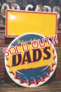 dp-220301-11 DAD'S ROOT BEER / 1950's Advertising Metal Sign