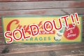 dp-220301-12 Crystal CLUB BEVERAGES / 1940's Advertising Metal Sign