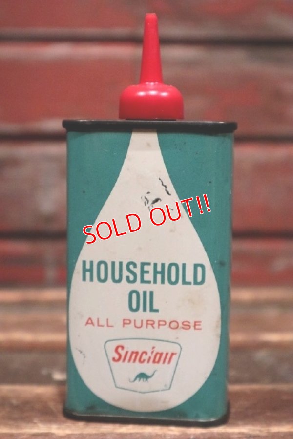 画像1: dp-220301-59 Sinclair / 1960's-1970's Household Handy Oil Can