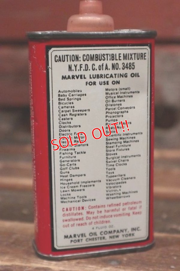 画像4: dp-220301-57 MARVEL LUBRICATING / Vintage Handy Oil Can