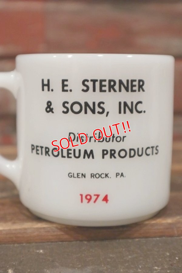 画像3: kt-220301-04 TEXACO / Federal 1970's Milk Glass Mug