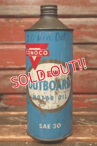 dp-220301-99 CONOCO / 1960's-1970's OUTBOARD MOTOR OIL Can
