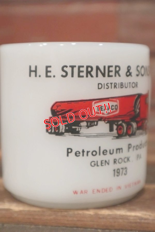 画像3: kt-220301-05 TEXACO / Federal 1970's Milk Glass Mug