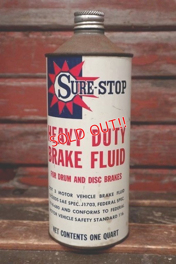 画像1: dp-220301-97 SURE-STOP / Heavy Duty Brake Fluid Can