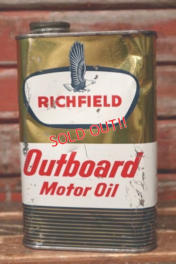 画像1: dp-220301-103 RICHFIELD / Outboard Motor Oil Can