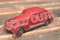 dp-220301-123 AUBURN RUBBER CORP. / 1940's Red Sedan Car Automobile Toy