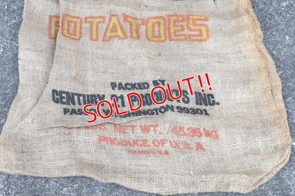 画像3: dp-220301-05 SUPERIOR POTATOES / Vintage Burlap Bag