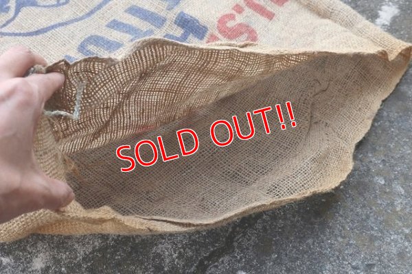 画像4: dp-220301-05 HI ALTITUDE POTATOES / Vintage Burlap Bag