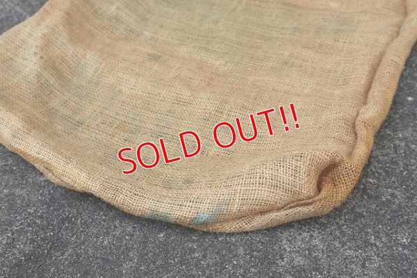 画像6: dp-220301-05 Valley Harvest Brand CALIFORNIA POTATOES / Vintage Burlap Bag