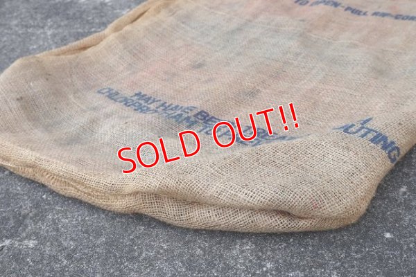 画像6: dp-220301-05 CALIFORNIA BIG L POTATOES / Vintage Burlap Bag
