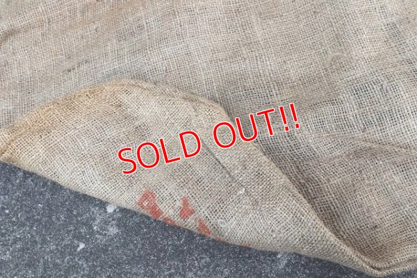 画像6: dp-220301-05 SUPERIOR POTATOES / Vintage Burlap Bag