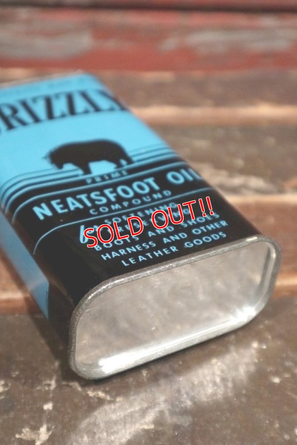 画像6: dp-220201-70 GRIZZLY / Vintage NEETSFOOT OIL Can
