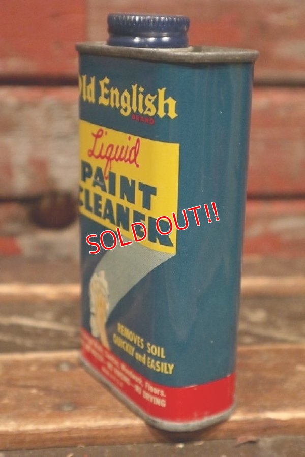 画像4: dp-220201-68 Old English / Vintage PAINT CLEANER Can