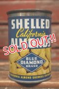 dp-220201-66 BLUE DIAMOND BRAND / Vintage SHELLED ALMONDS Can