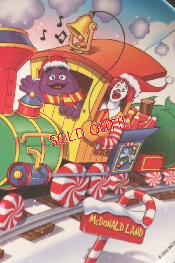 画像2: ct-220301-05 McDonald's / 2002 Collectors Plate "Christmas Train"