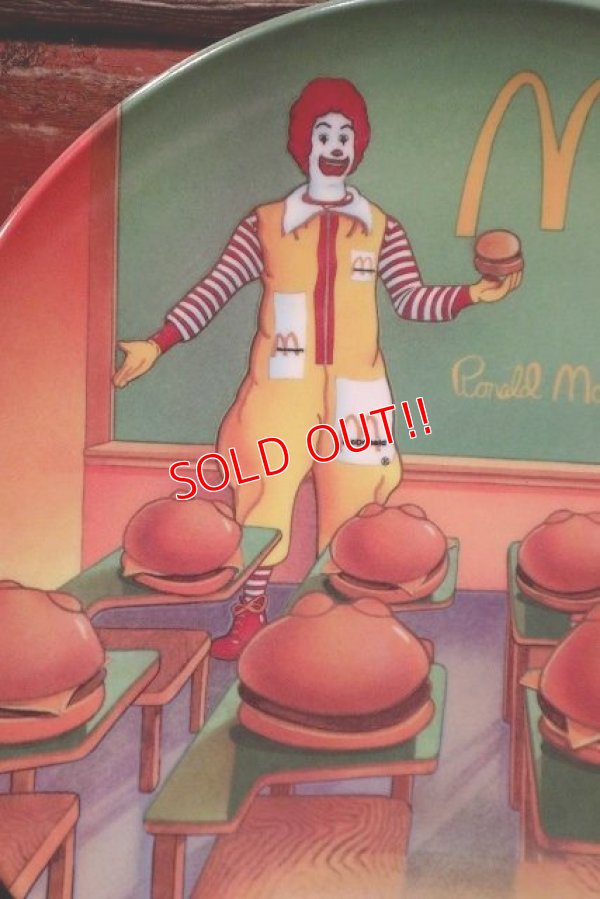 画像2: ct-220301-05 McDonald's / 1989 Collectors Plate "Hamburger University"