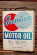 画像1: dp-220301-41 Premium MOTOR OIL / Vintage 2 U.S. Gallons Can (1)