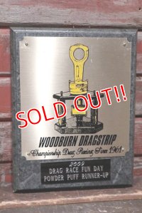 dp-220301-27 WOODBURN DRAGSTRIP / DRAG RACE FUN DAY 2009 Plaque