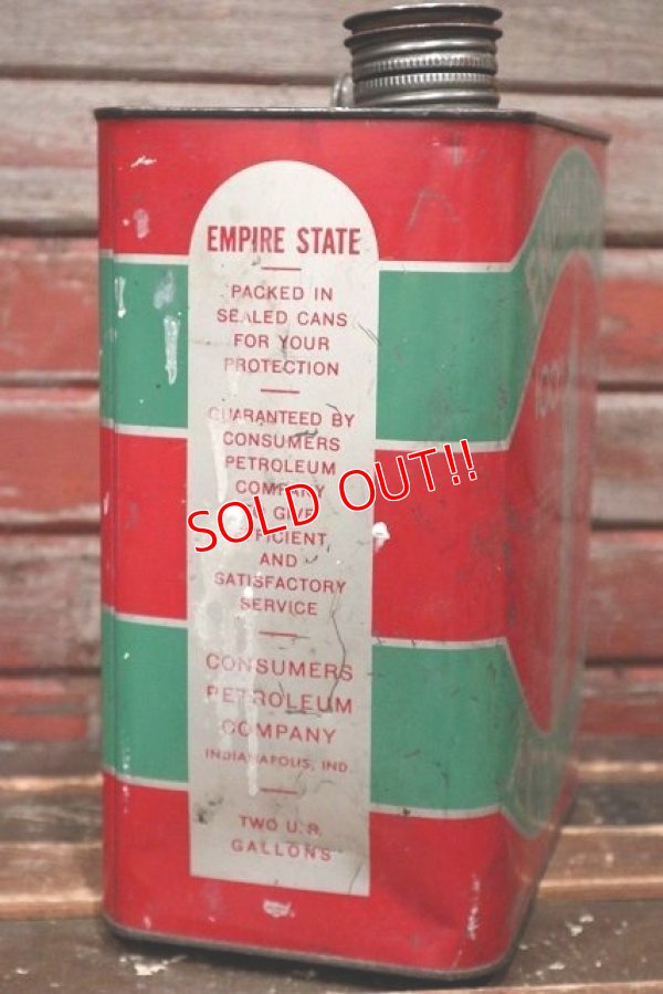 画像4: dp-220301-39 EMPIRE STATE MOTOR OIL / Vintage 2 U.S. Gallons Can