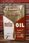 dp-220301-46 ALLSTATE HEAVY DUTY MOTOR OIL / Vintage 2 1/2 U.S. Gallons Can